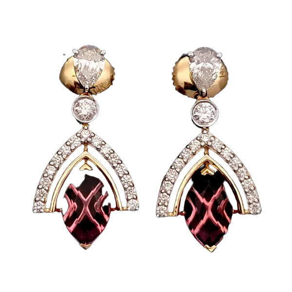 Luminous Whisper Diamond Earring & Mangalsutra Set MNEP1228