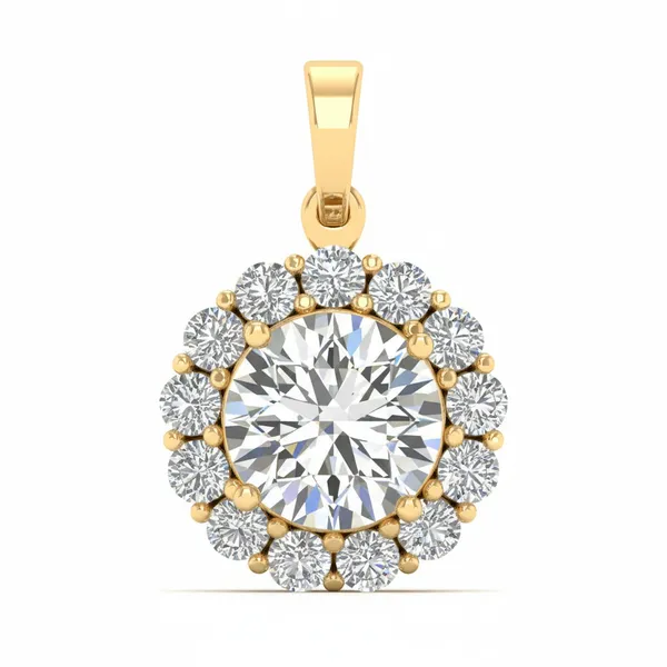 Sleek Chandelier Diamond Pendant - Laboratory-Grown Diamond Pendant