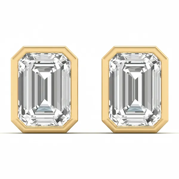 The Pirouette Prism Single Diamond Studs - Laboratory-Grown Diamond Earrings