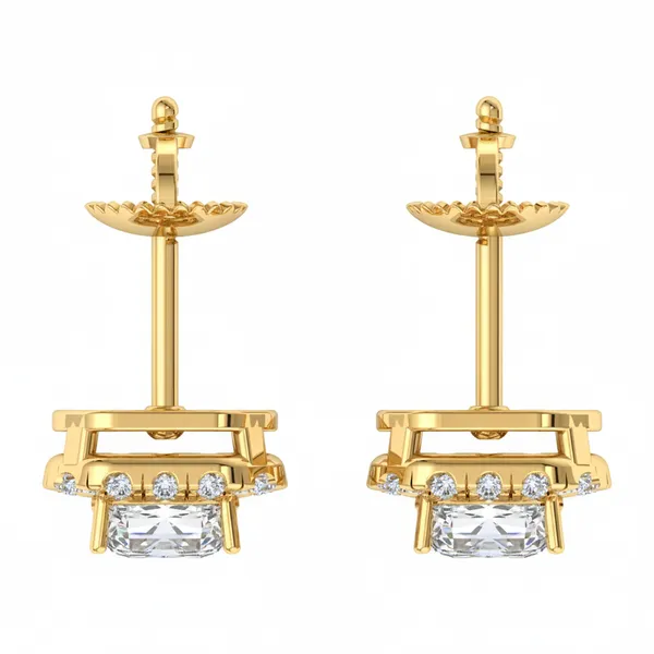 The Fontaine Crest Swing Earrings - View 4