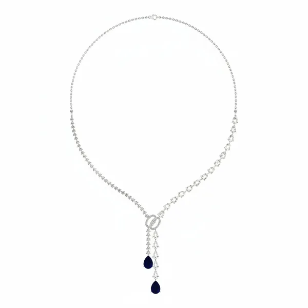 Mesmerizing Radiance Diamond Necklace - Laboratory-Grown Diamond Necklace