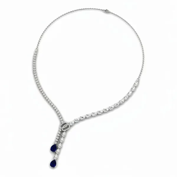 Mesmerizing Radiance Diamond Necklace - View 3