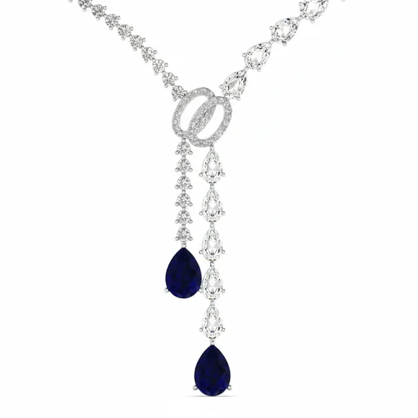 Mesmerizing Radiance Diamond Necklace - View 4