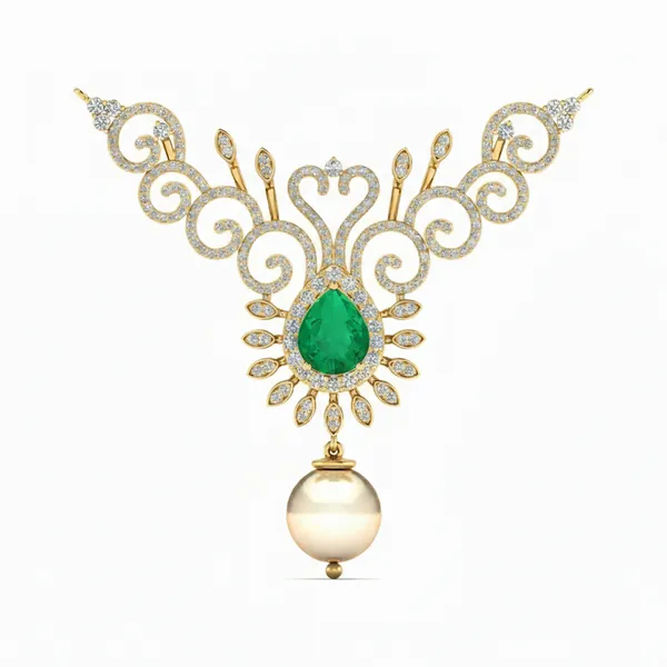 Sleek Starlight Diamond Mangalsutra - Laboratory-Grown Diamond Mangalsutra