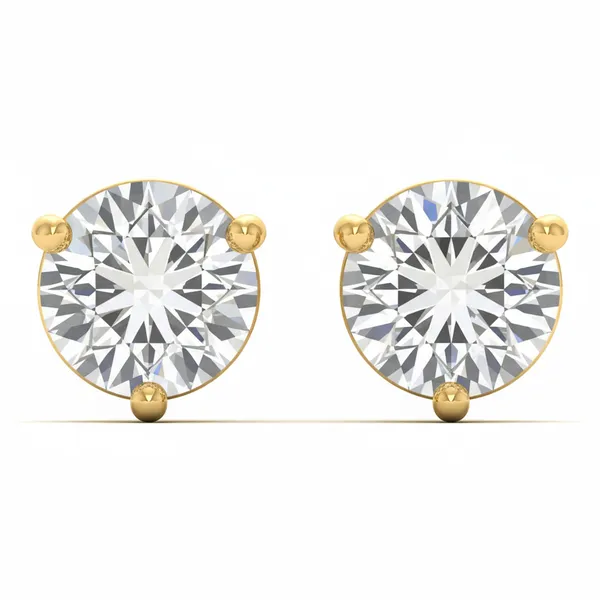 Magnificenza Lantern Solitaire Studs - Laboratory-Grown Diamond Earrings