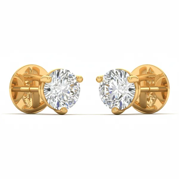 Magnificenza Lantern Solitaire Studs - View 2