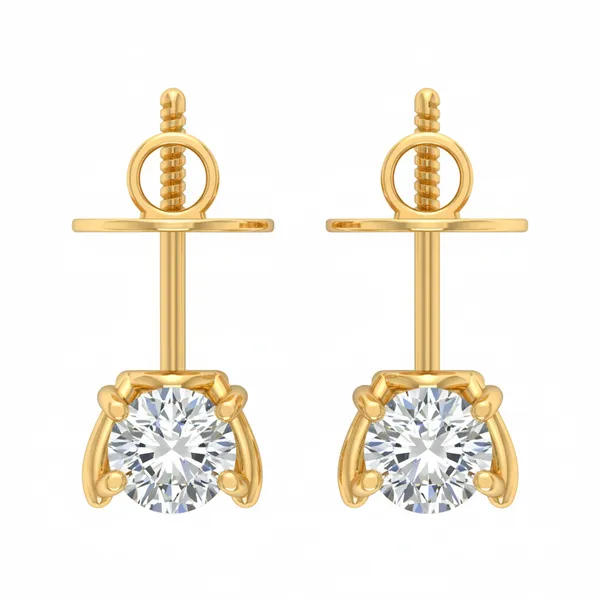 Magnificenza Lantern Solitaire Studs - View 4