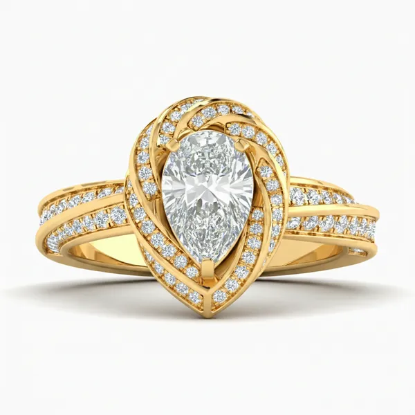 Noble Trellis Diamond Ring - View 2