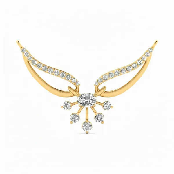 Chic Delicate Diamond Mangalsutra - Laboratory-Grown Diamond Mangalsutra
