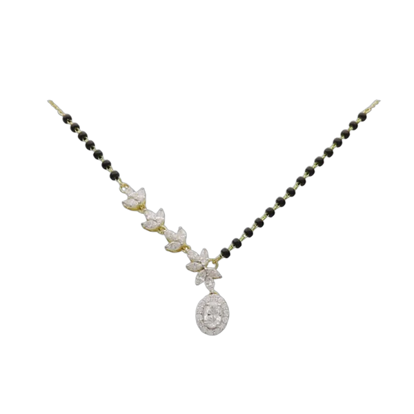 Timeless Crest Diamond Mangalsutra - Laboratory-Grown Diamond Mangalsutra