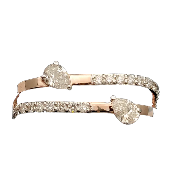 Delicate Cascade Diamond Ladies Ring - Laboratory-Grown Diamond Ladies Ring