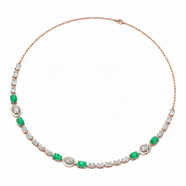 Polished Nebula Diamond Necklace - View 3