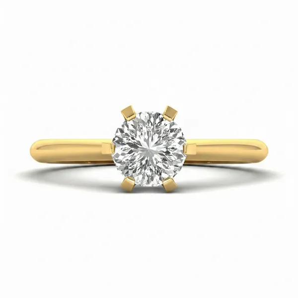 Striking Channel Diamond Ring - View 2