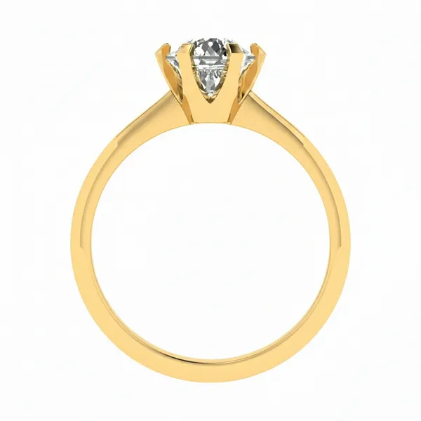 Striking Channel Diamond Ring - View 3