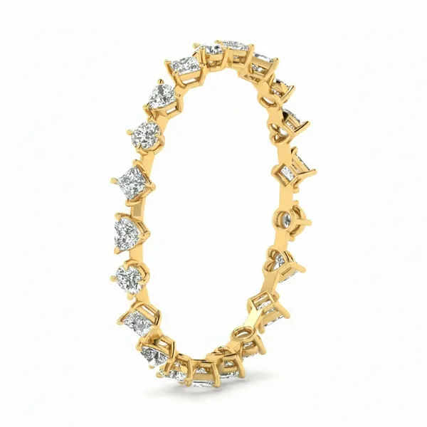 Stately Cuff Diamond Bangle - View 2