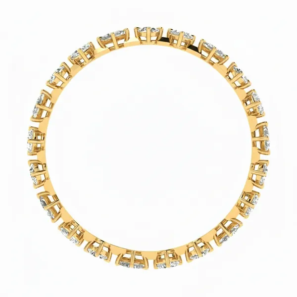 Stately Cuff Diamond Bangle - View 3