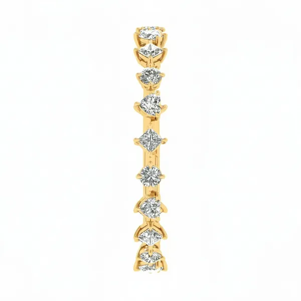 Stately Cuff Diamond Bangle - View 4