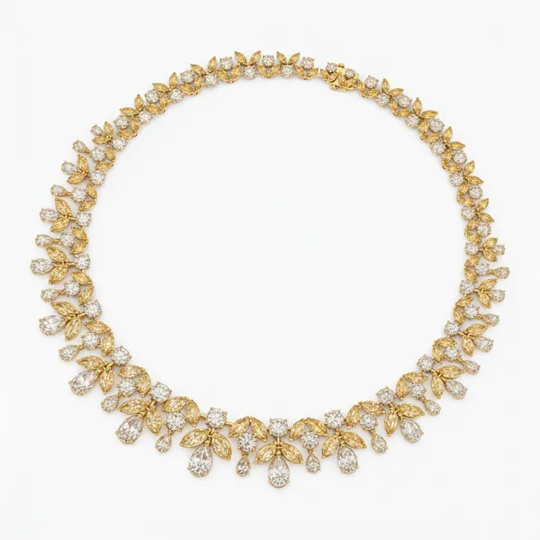 Polished Opera Diamond Necklace - View 3