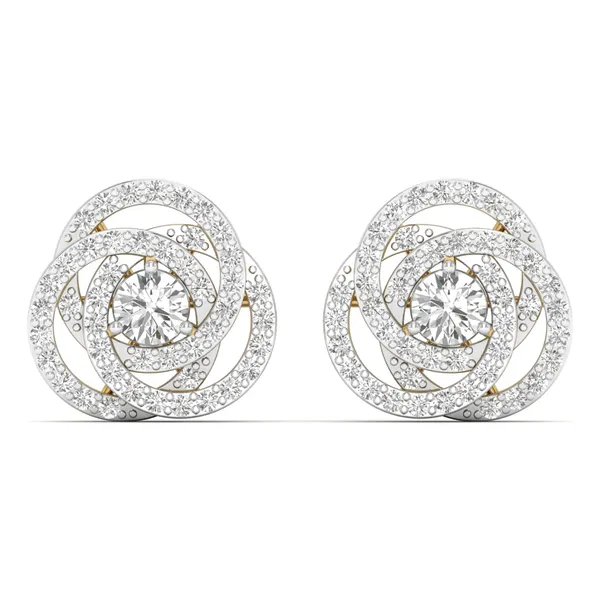 Grenadine Iris Grand Cascade Earrings - Laboratory-Grown Diamond Earrings