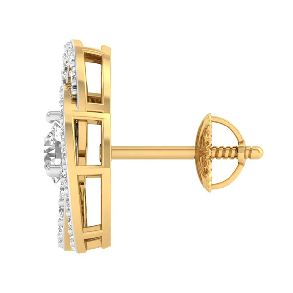 Grenadine Iris Grand Cascade Earrings - View 3