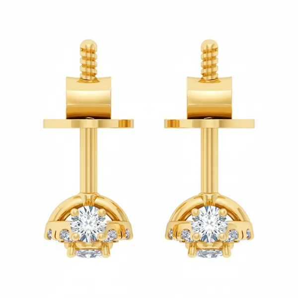 Eclatante Teardrop Cluster Earrings - View 4