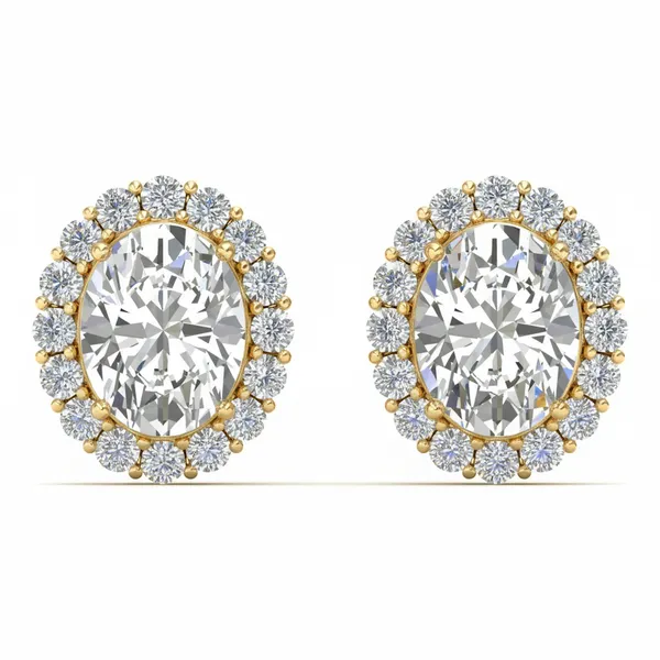 The Arista Medallion Drop Earrings - Laboratory-Grown Diamond Earrings