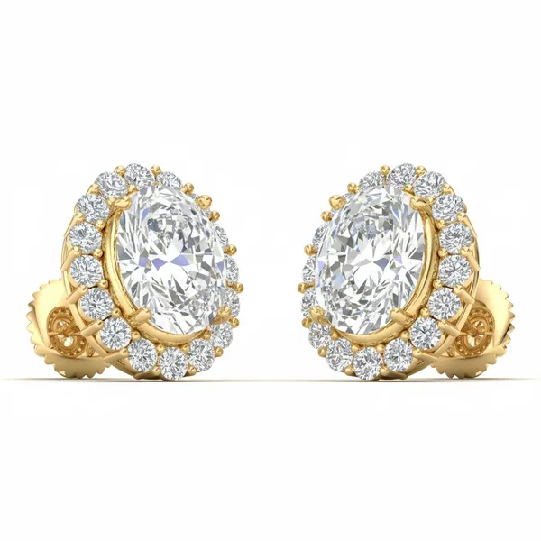The Arista Medallion Drop Earrings - View 2