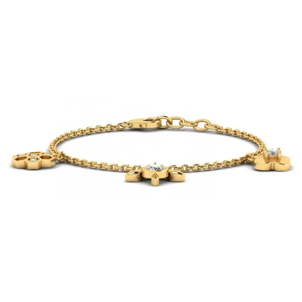 Celestial Modern Diamond Bracelet - Laboratory-Grown Diamond Ladies Bracelet