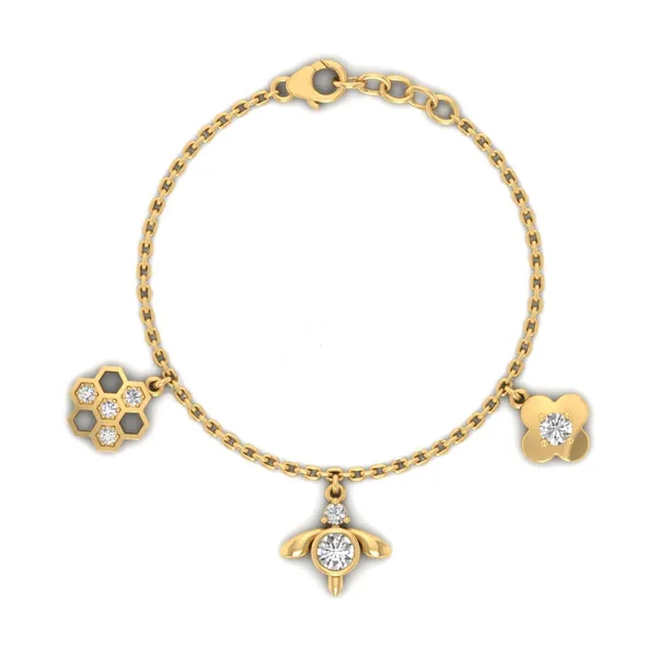 Celestial Modern Diamond Bracelet - View 3