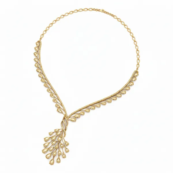 Noble Nebula Diamond Necklace - View 3