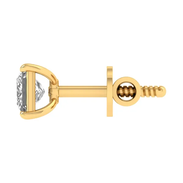 Fantasque Single Diamond Studs - View 3
