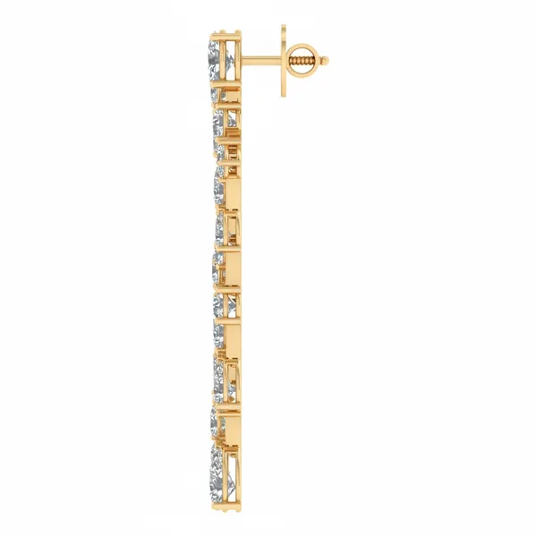 Margaux Cluster Earrings - View 3
