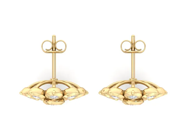 The Madeira Medallion Multi-Stone Earrings - View 2
