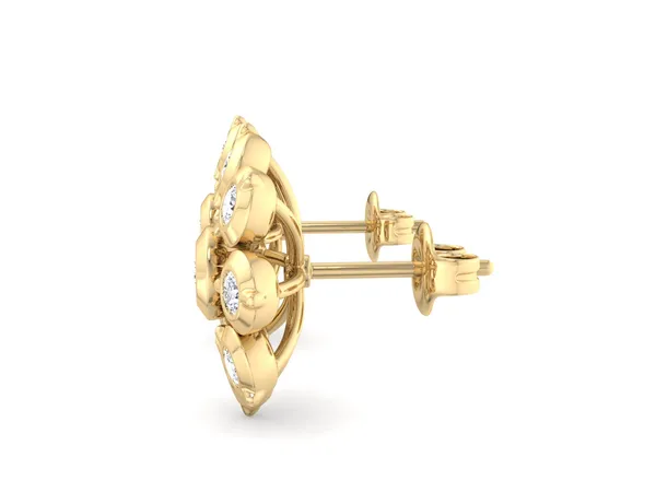 The Madeira Medallion Multi-Stone Earrings - View 3