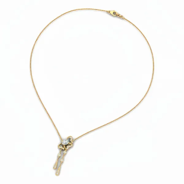 Dreamy Bib Diamond Necklace - View 3