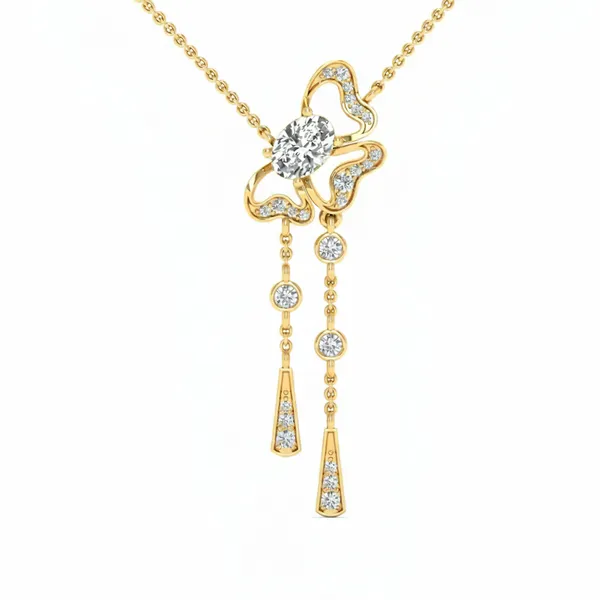 Dreamy Bib Diamond Necklace - View 4
