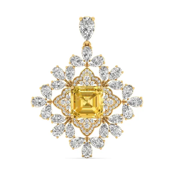 Pristine Evil Eye Diamond Pendant - Laboratory-Grown Diamond Pendant