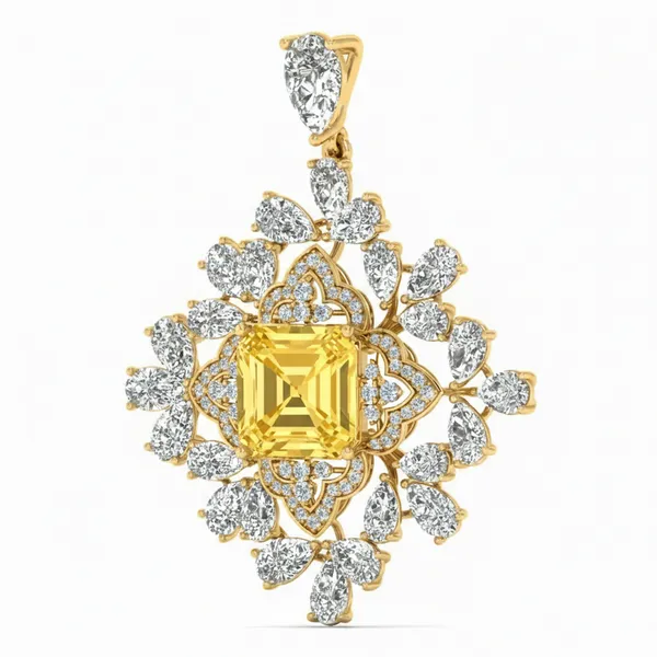 Pristine Evil Eye Diamond Pendant - View 2