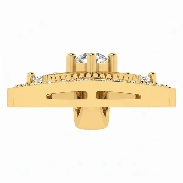 Harmonious Evil Eye Diamond Pendant - View 4