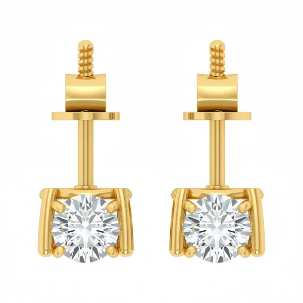 Aeterna Diamond Studs - View 4