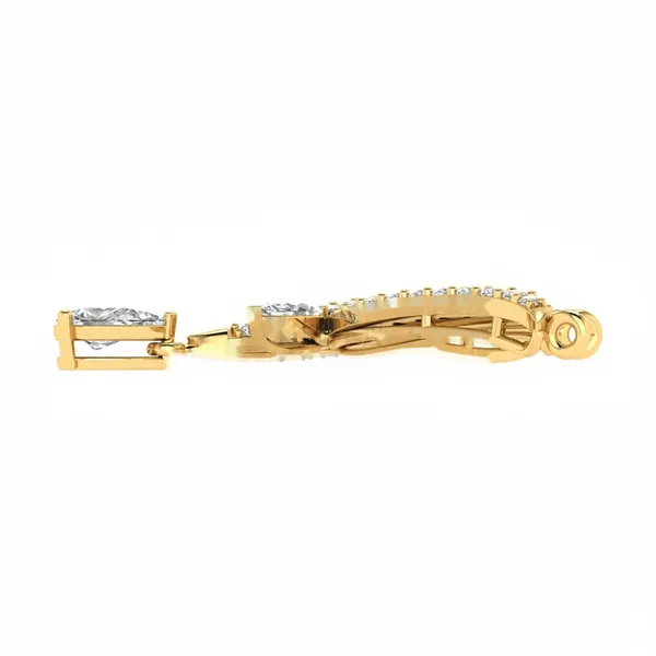Graceful Bridal Diamond Mangalsutra - View 3