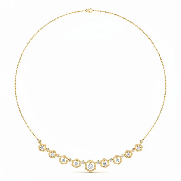 Pristine Opera Diamond Necklace - Laboratory-Grown Diamond Necklace