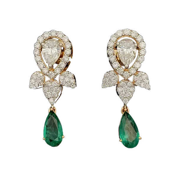 Blissful Lattice Diamond Earrings MNER1414