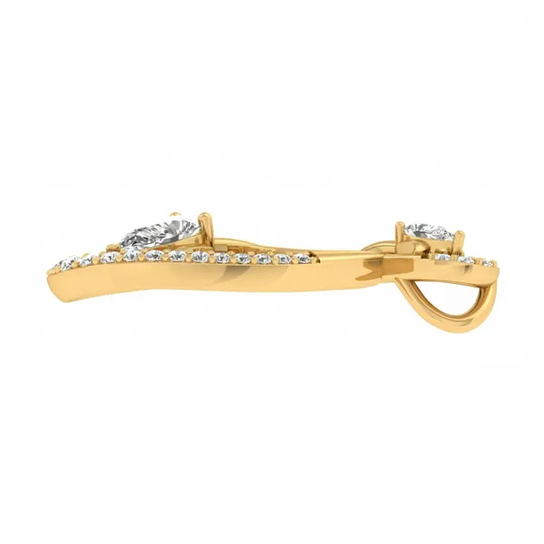 Imperial Layered Diamond Pendant - View 3