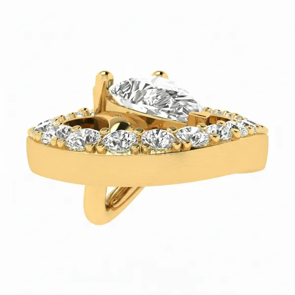 Imperial Layered Diamond Pendant - View 4