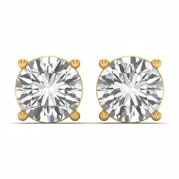 Incandessa Solo Stone Earrings - Laboratory-Grown Diamond Earrings