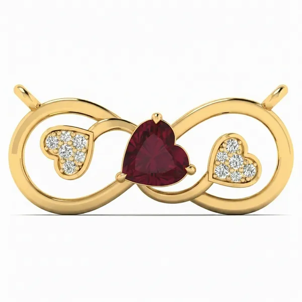Sublime Lotus Diamond Pendant - Laboratory-Grown Diamond Pendant