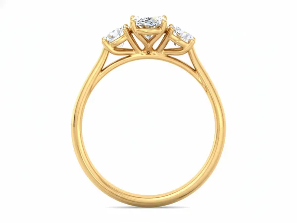 Whimsical Celtic Diamond Ring - View 3
