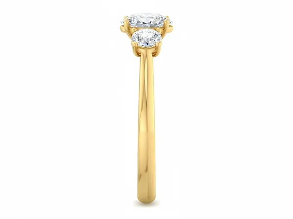 Whimsical Celtic Diamond Ring - View 4
