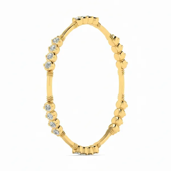 Luxurious Brilliance Diamond Bangle - View 2